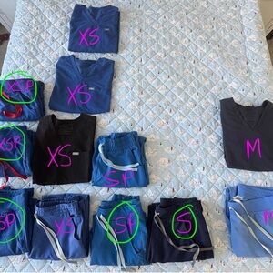 Lot of FIGS scrubs
